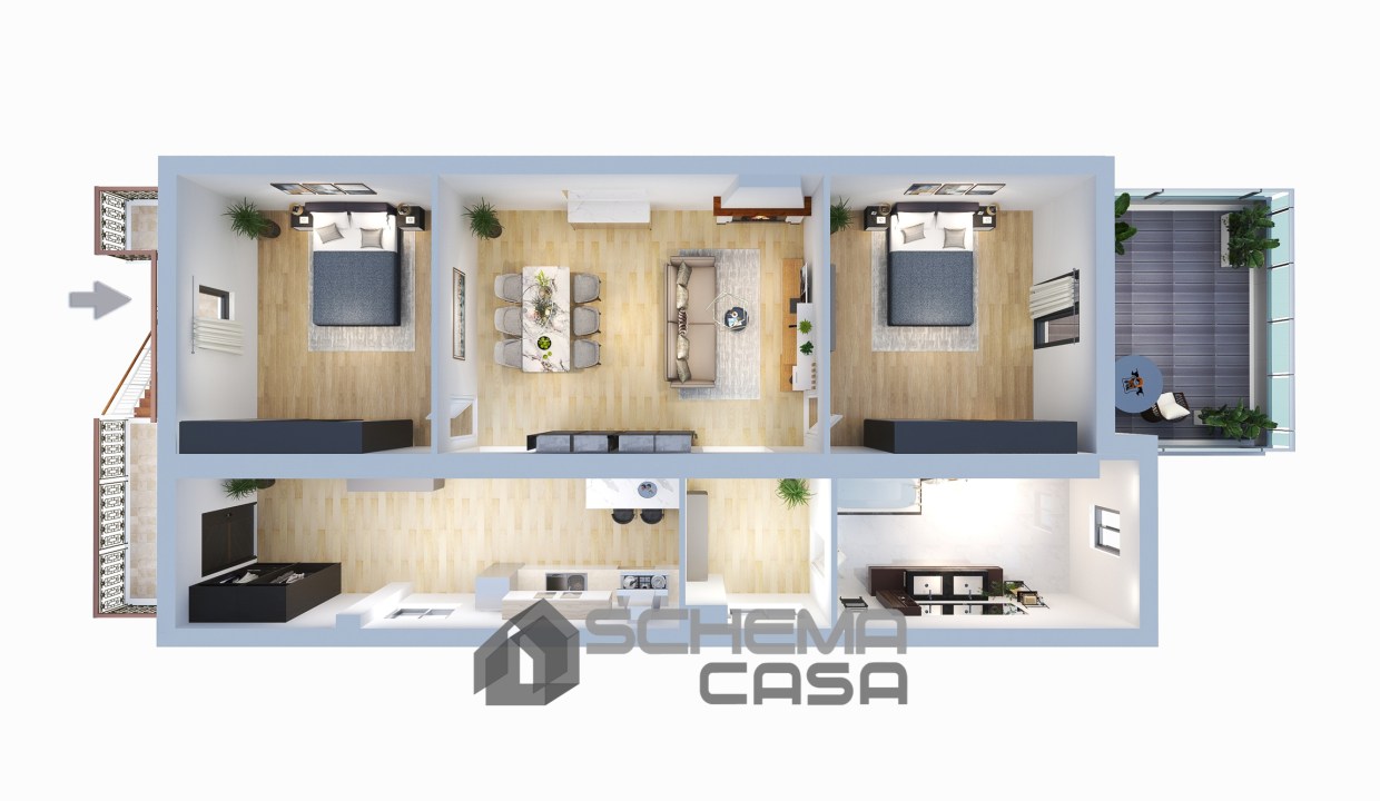 Planimetria Via di Torre Morena 72 CON LOGO